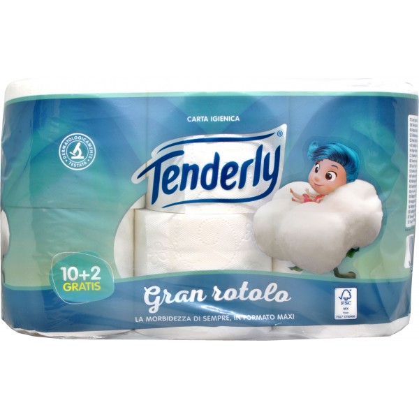 CARTA IGIENICA TENDERLY GRAN ROT10+2